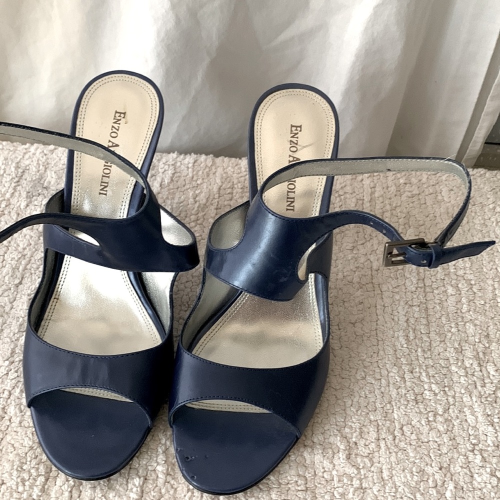 Eznozo Angiolini Blue strap heels